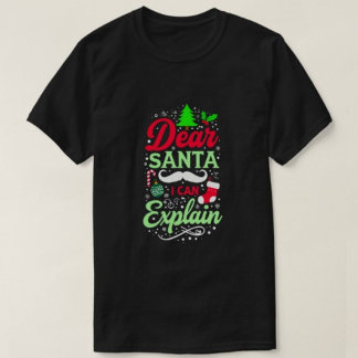 Estimado Santa I: Puedo explicar camisetas
