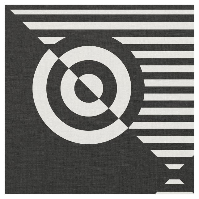 Estimulación visual gráfica tela en blanco y negro (De cerca)