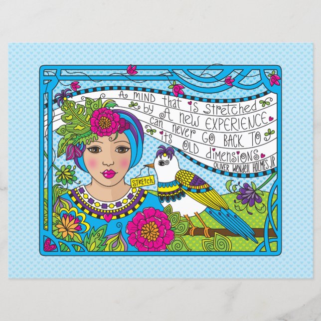 Estire la hoja de papel plana Mind_Flat 11"x8.5" (Anverso)