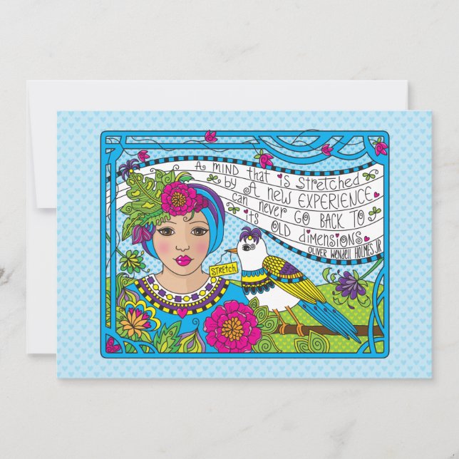 Estire su tarjeta Mind_Flat 7"x5" (Anverso)