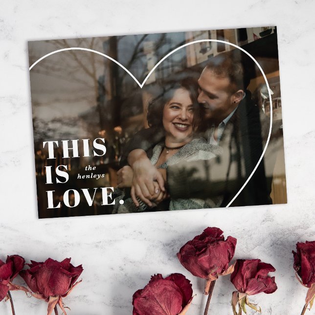 Esto es amor. Tarjeta El día de San Valentín del c (Subido por el creador)
