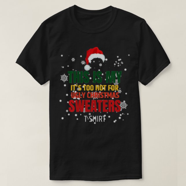 Esto es mi calor demasiado caluroso para suéter Na (Diseño del anverso)