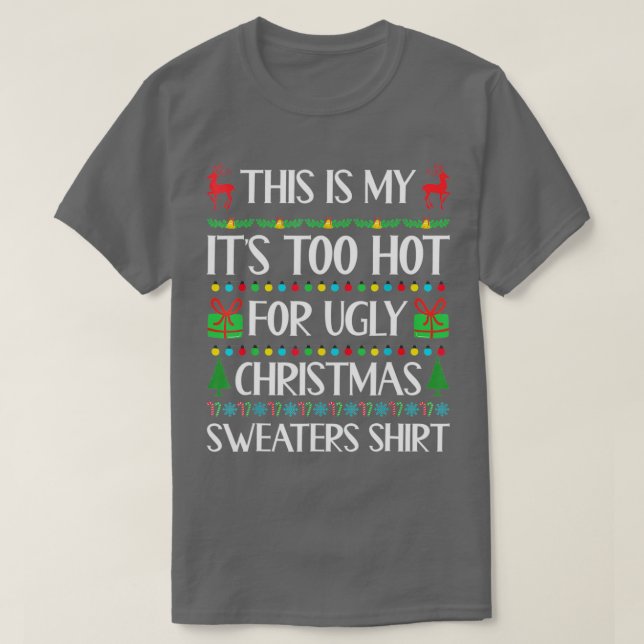 Esto es mi calor para Navidades feos suéter (Diseño del anverso)