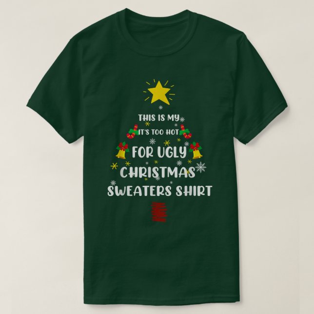 Esto es mi calor para Navidades feos suéter (Diseño del anverso)