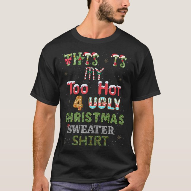 Esto es mi calor para Navidades feos suéter (Anverso)