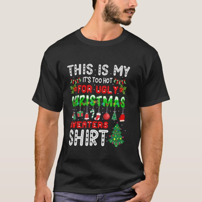 Esto es mi calor para Navidades feos suéter (Anverso)