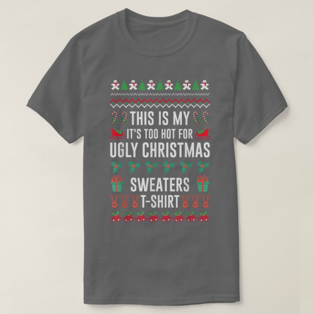 Esto es mi calor para Navidades feos suéter (Diseño del anverso)