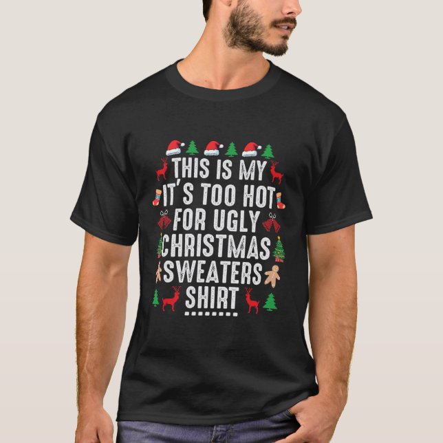 Esto es mi calor para Navidades feos suéter (Anverso)