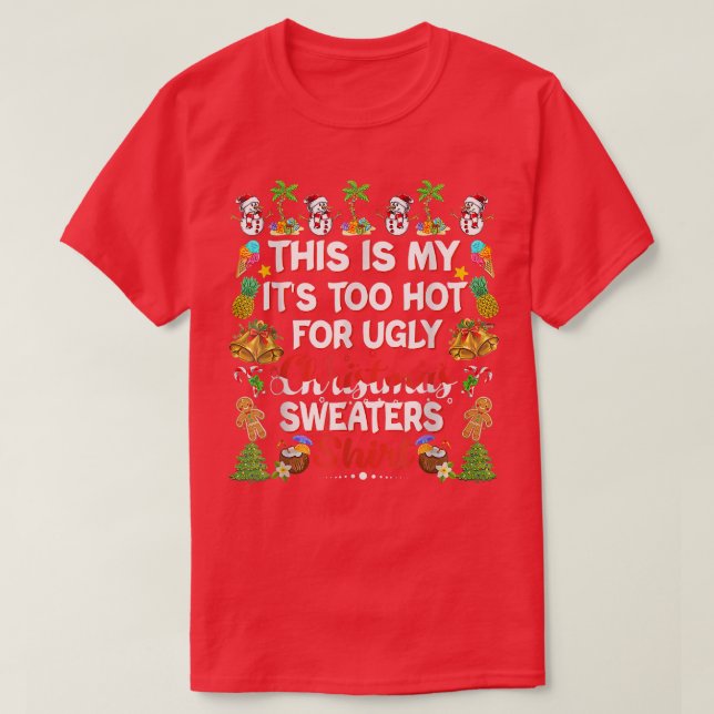 Esto es mi calor para Navidades feos suéter (Diseño del anverso)