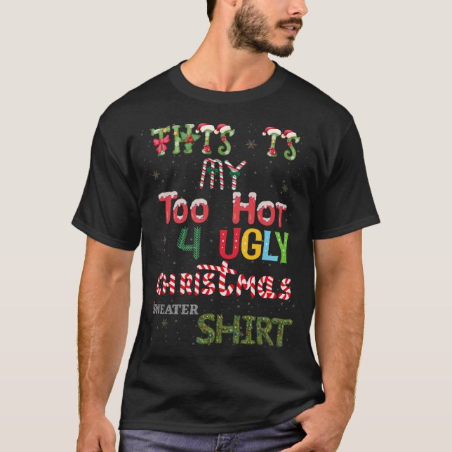 Esto es mi calor para Navidades feos suéter (Anverso)