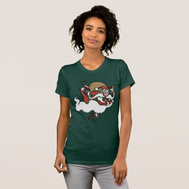 ¡Esto es Santa! Camiseta femenina (Anverso completo)