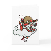 ¡Esto es Santa! (sin fondo) tarjeta de felicitació