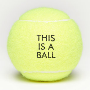 Esto es una bola - indique el humor obvio