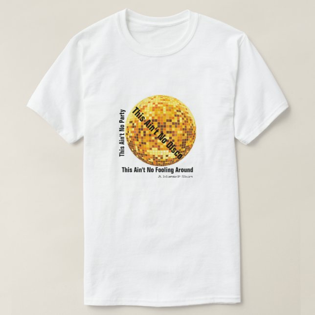 Esto no es ningún Fiesta - Un señor de la camiseta (Diseño del anverso)