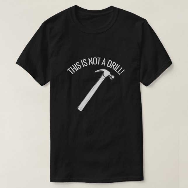 ESTO NO ES UNA CAMISETA DE HAMMER PUN DIVERTIDA. (Diseño del anverso)