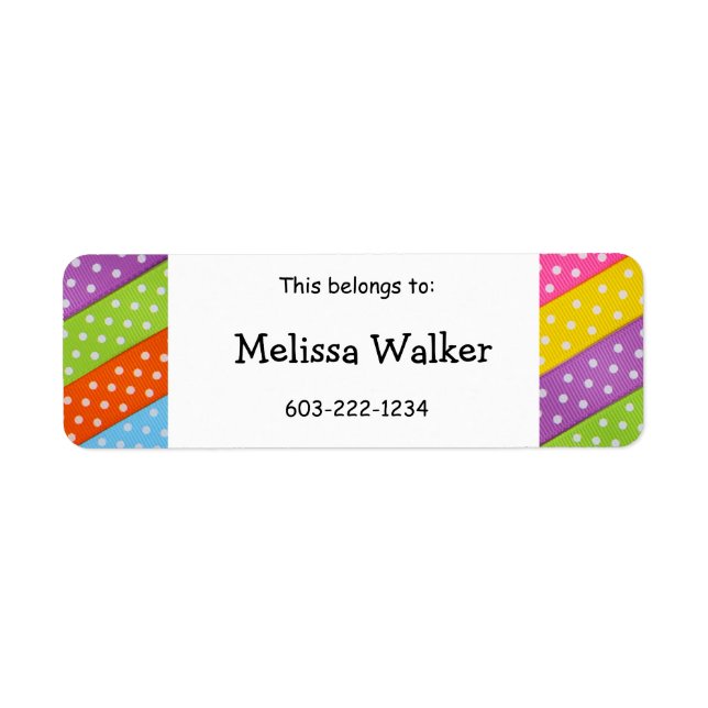 "Esto pertenece a" Pegatina de un niño de nombre p (Frente)