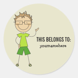 ESTO PERTENECE AL Pegatina de un niño