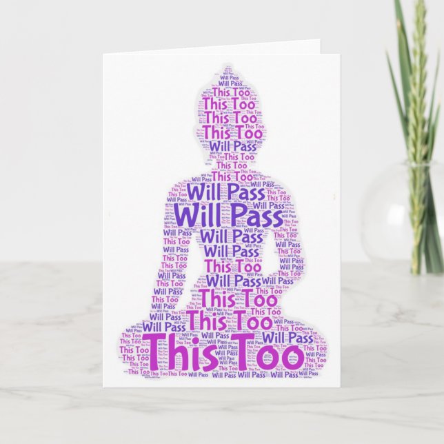 Esto también pasará la tarjeta (Anverso)