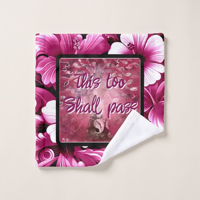 Esto También Pasará Por El Árbol Abstrato Blanco R (Toallita)