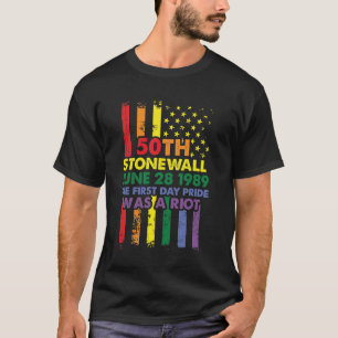 Estonewall Riots 50.º LBGTQ Orgullo Gay T Camiseta