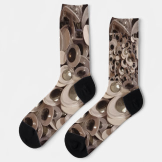 Estos calcetines tienen ojos