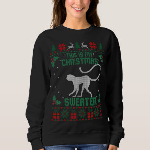 Estos son mis Navidades Sweater Monkey Ugly Xmas