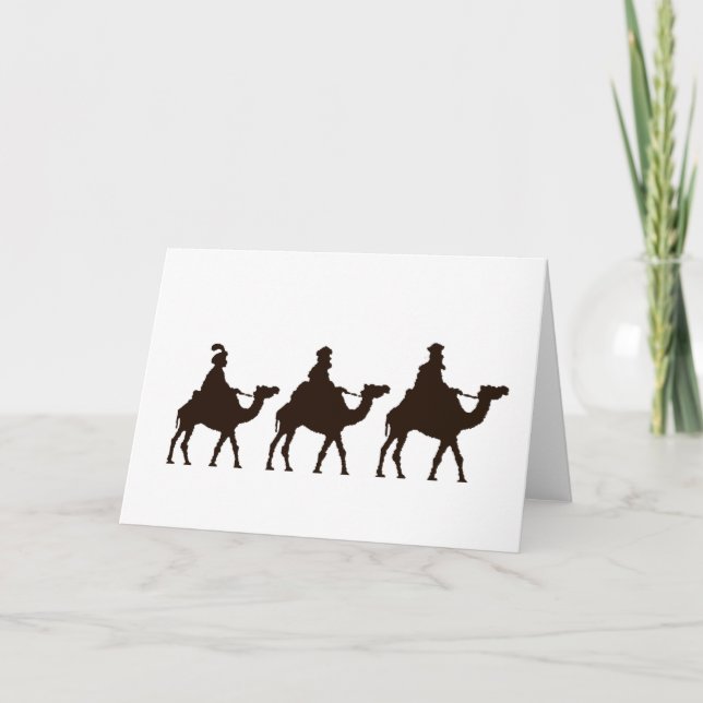 Estos tres reyes de Oriente son dibujo del navidad (Anverso)