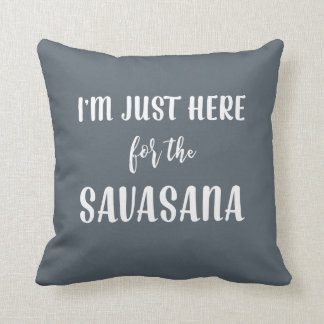 Estoy apenas aquí para la almohada de la yoga de