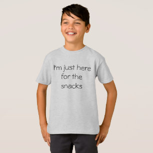 Estoy apenas aquí para la camiseta de los