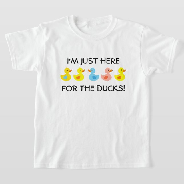 Estoy aquí por la camiseta de crucero de los Ducks (Distribución)