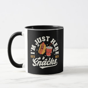 Estoy Aquí Solo por los Snacks Taza de Café