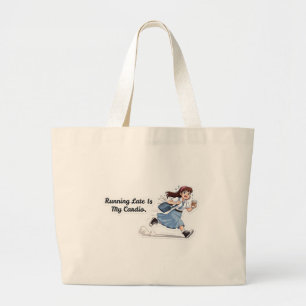Estoy Atrasado Es Mi Cardio Bolsa de Tela Divertid