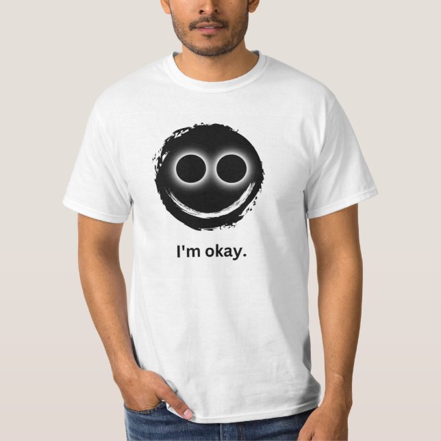 "Estoy bien". Camiseta blanca (Anverso)