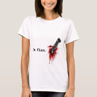 Estoy bien sangrienta camiseta de Halloween