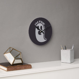 Estoy Bien, Todo Es Un Fantasma Reloj De Pared