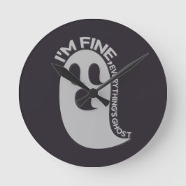 Estoy Bien, Todo Es Un Fantasma Reloj De Pared