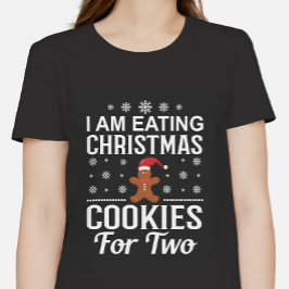 Estoy comiendo cookies de Navidades para dos madre