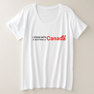 Estoy Con Camisa De Canadá, Tee Francés Inglés, Pa