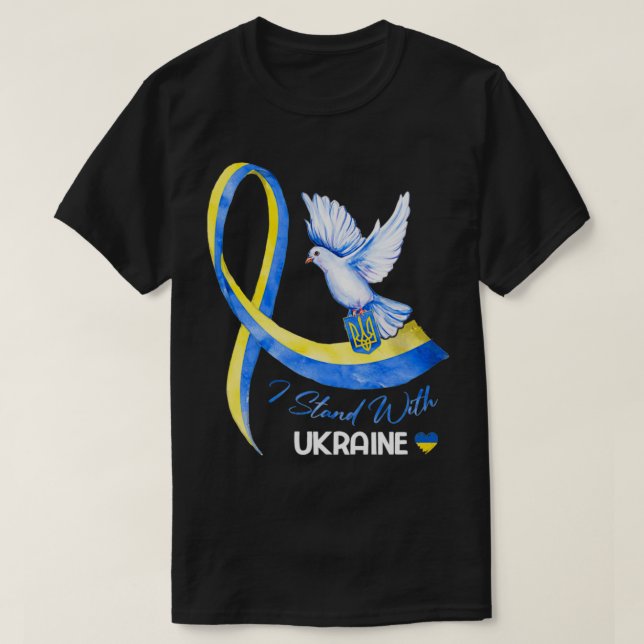 Estoy con camisetas de Ucrania por la paz en Ucran (Diseño del anverso)