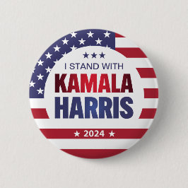 Estoy Con El Botón Kamala Harris Blue Red 2024
