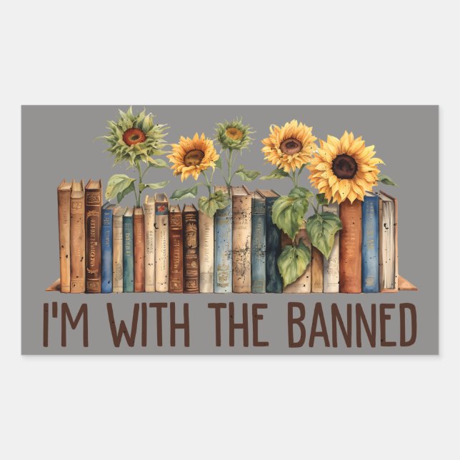 Estoy con el Pegatina prohibido (Anverso)