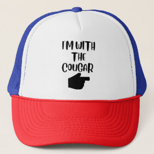 Estoy con el sombrero Cougar Trucker