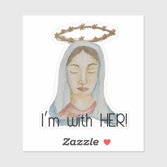 Estoy con ella - Mary, la Pegatina de los nudos (Hoja)