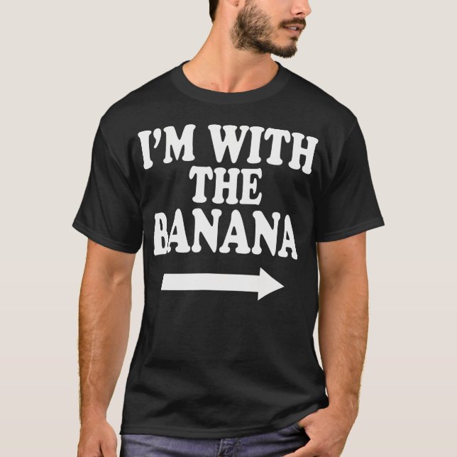 Estoy Con La Camisa De Banana Cute Gracioso Costum (Anverso)