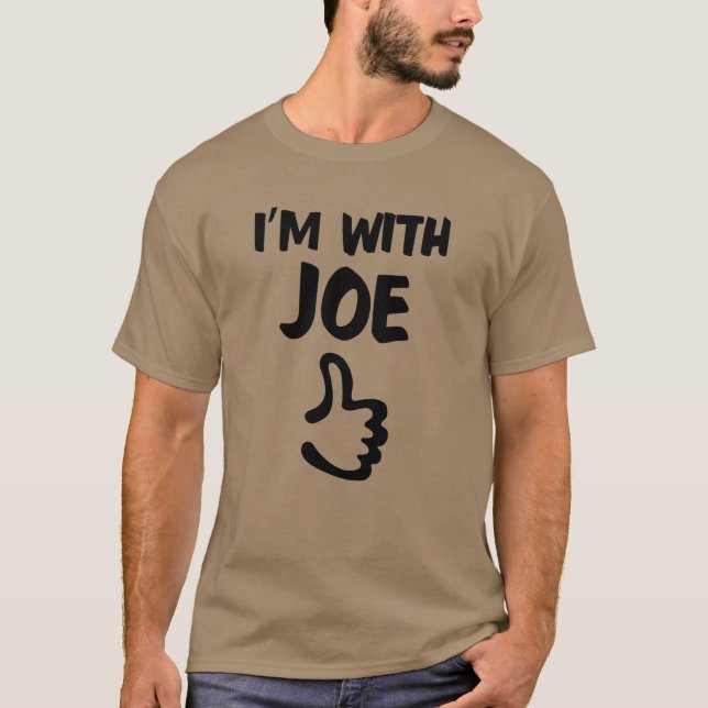 Estoy con la camisa de Joe - guijarro (Anverso)