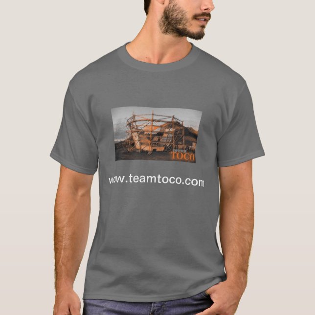 Estoy con la camiseta de Toco (gris oscuro) (Anverso)