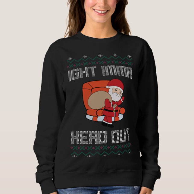 Estoy con los Navidades feos de Scrooge Sweater De (Anverso)