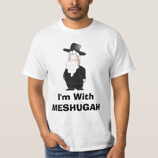 Estoy con MESHUGAH - camisa divertida del rabino (Anverso)