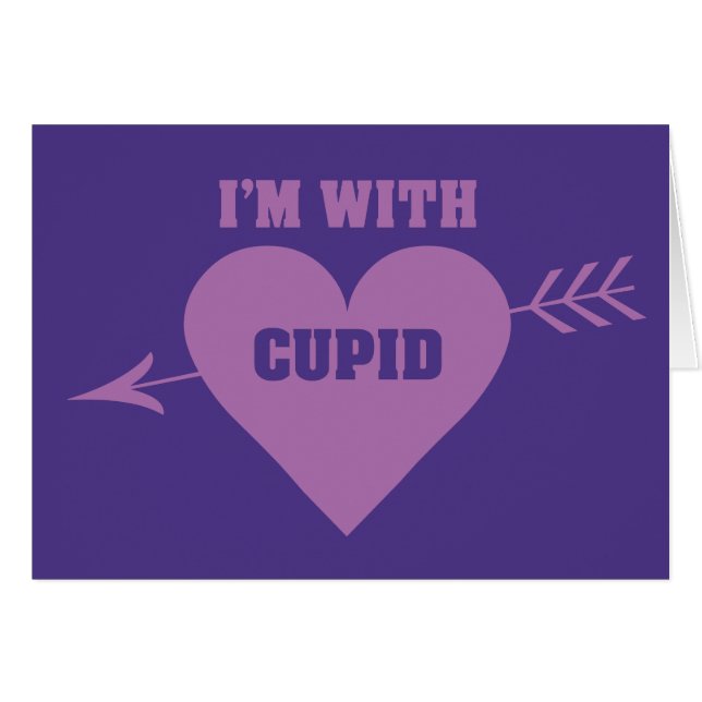 ESTOY CON UNA CARTA DE FELICIDAD CUPIDA (Anverso (Horizontal))