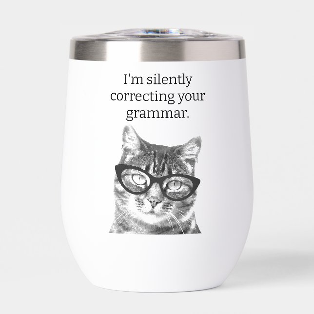 Estoy corrigiendo silenciosamente tu gato gracioso (Frente)